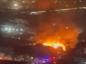 Onze balões foram soltos criminalmente, diz prefeitura após incêndio