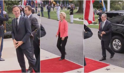 Líderes europeus chegam à Casa Branca para reunião com Trump e Zelensky