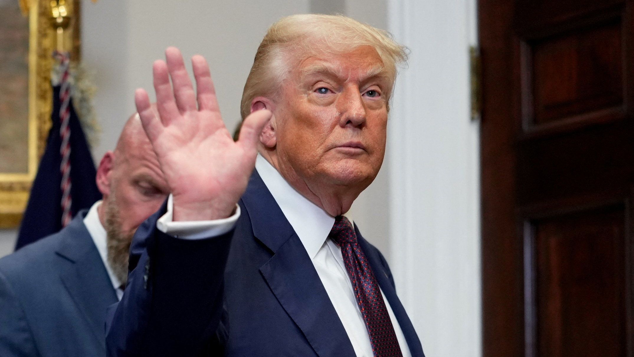 Presidente dos EUA, Donald Trump, na Casa Branca