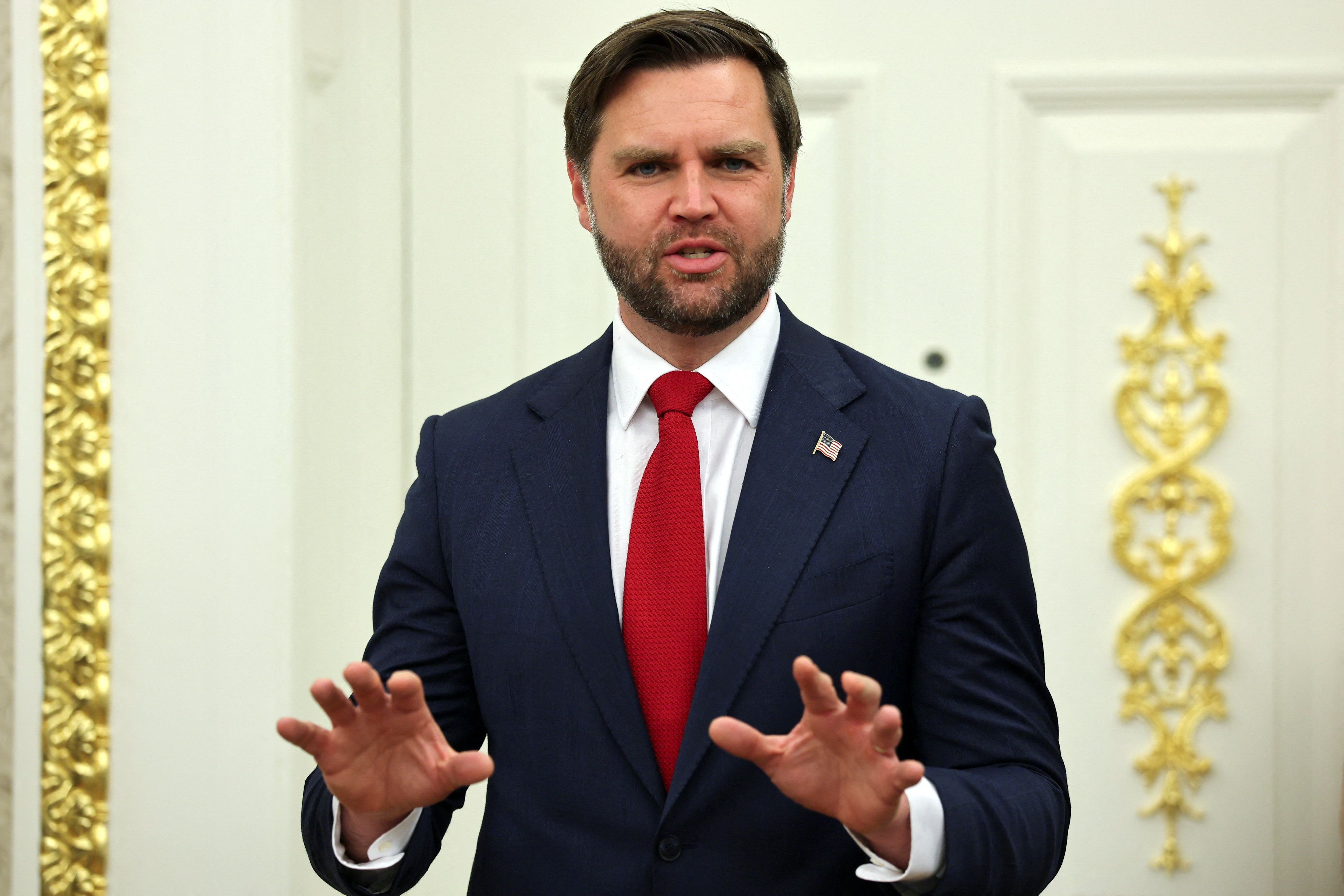 Vice-presidente dos EUA JD Vance na Casa Branca