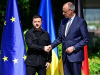 Chanceler alemão participa de reunião com Trump e Zelensky na Casa Branca