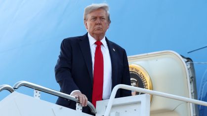 Donald Trump a caminho do Alasca