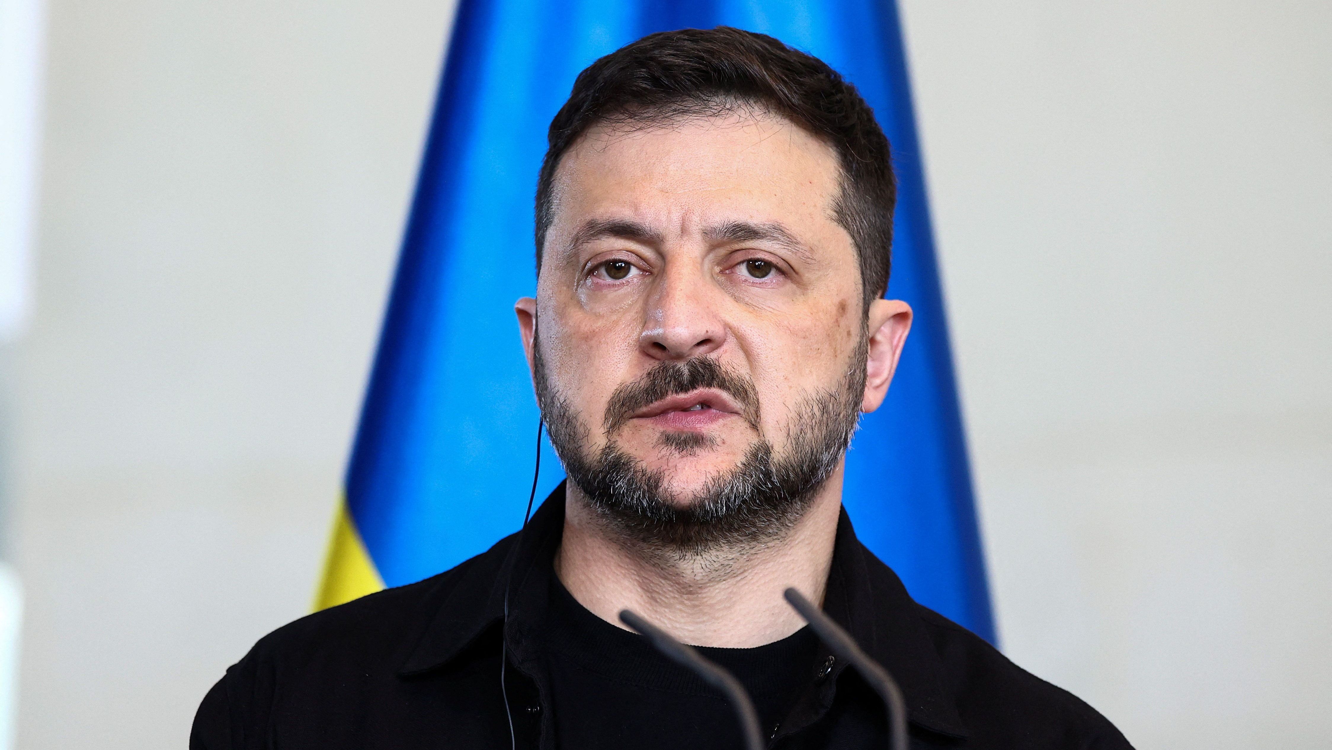 Volodymyr Zelensky em Berlim