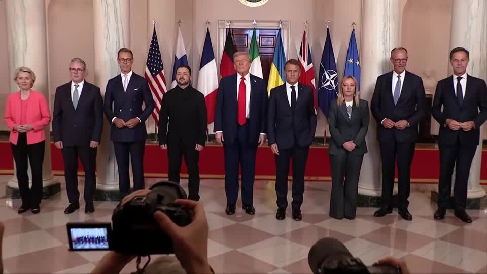 Zelensky e líderes europeus se reúnem com Trump na Casa Branca nesta segunda (18)