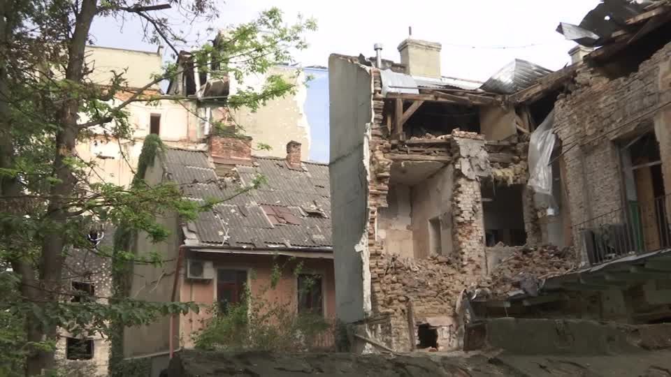Ataque russo em Lviv, na Ucrânia