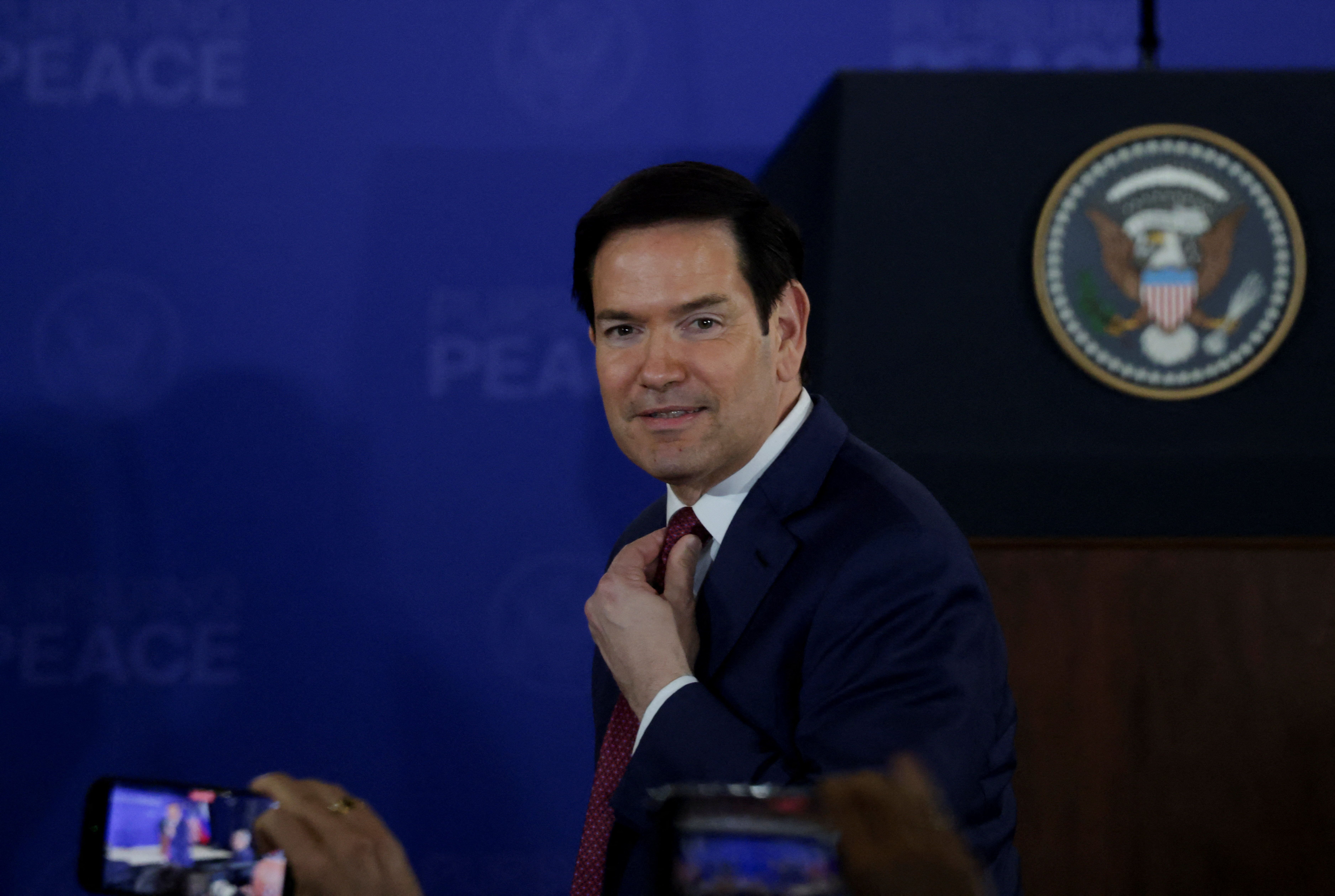 Secretário de Estado dos EUA, Marco Rubio