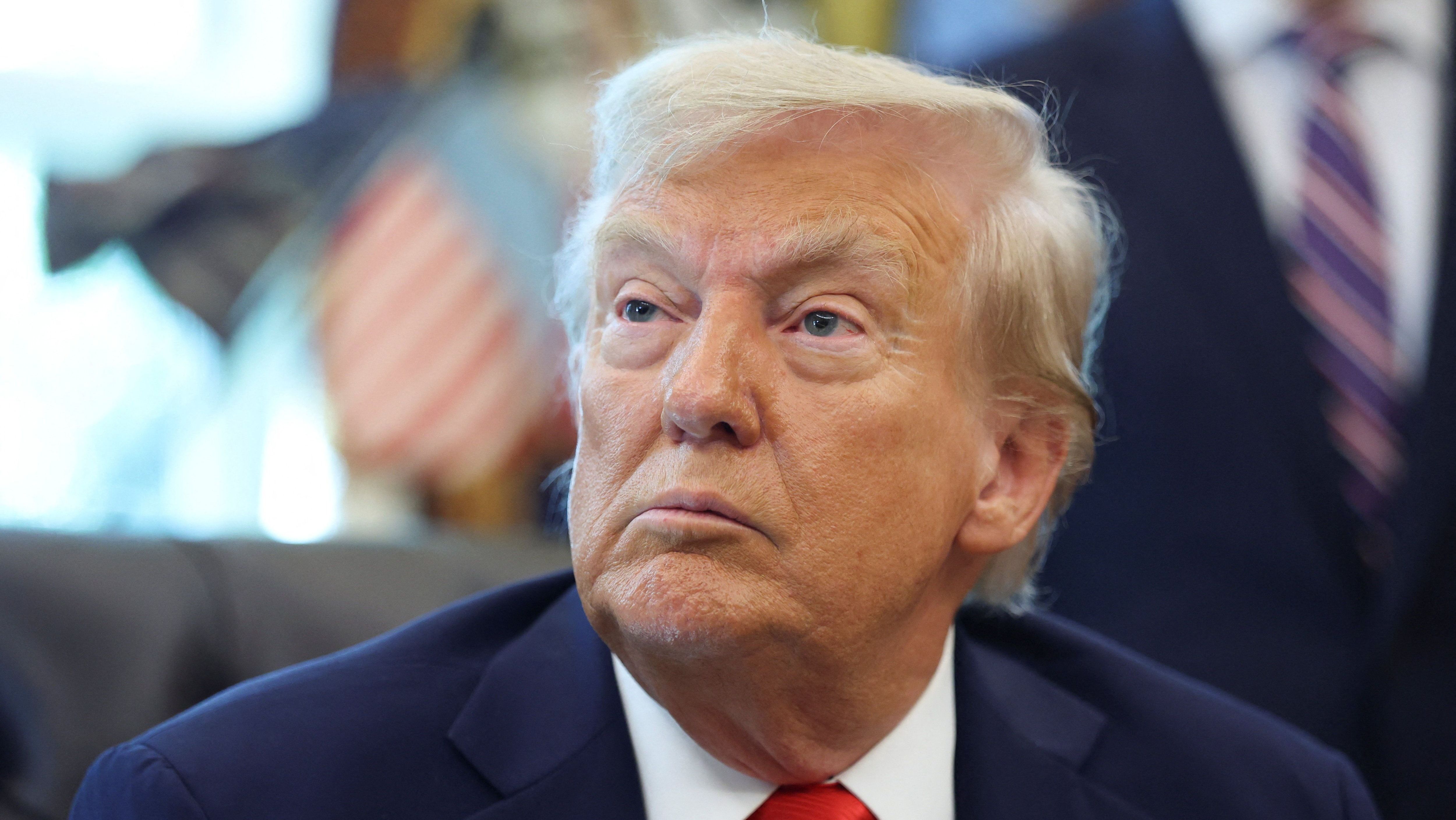 Presidente dos EUA Donald Trump na Casa Branca
