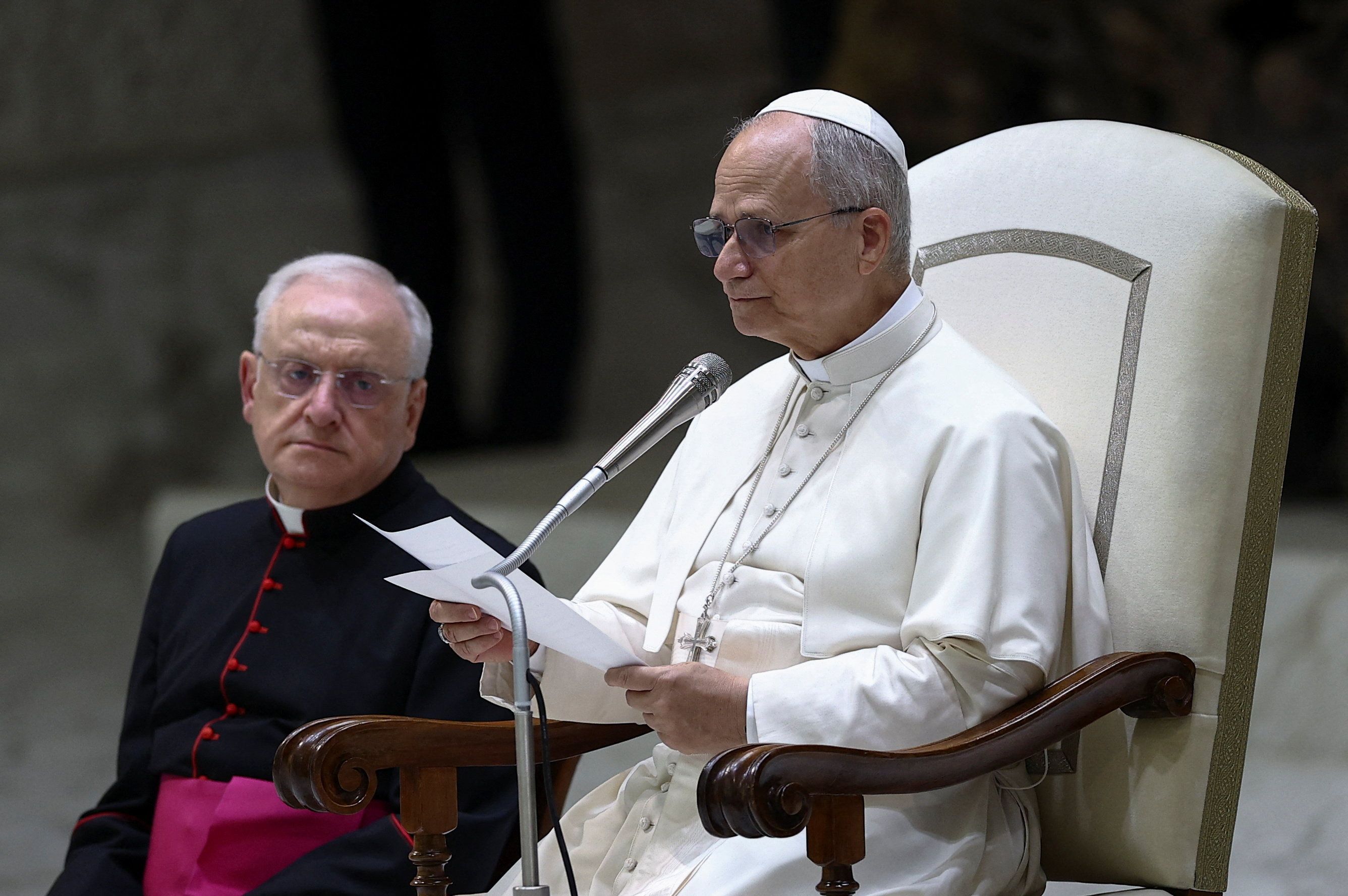 Papa Leão no Vaticano