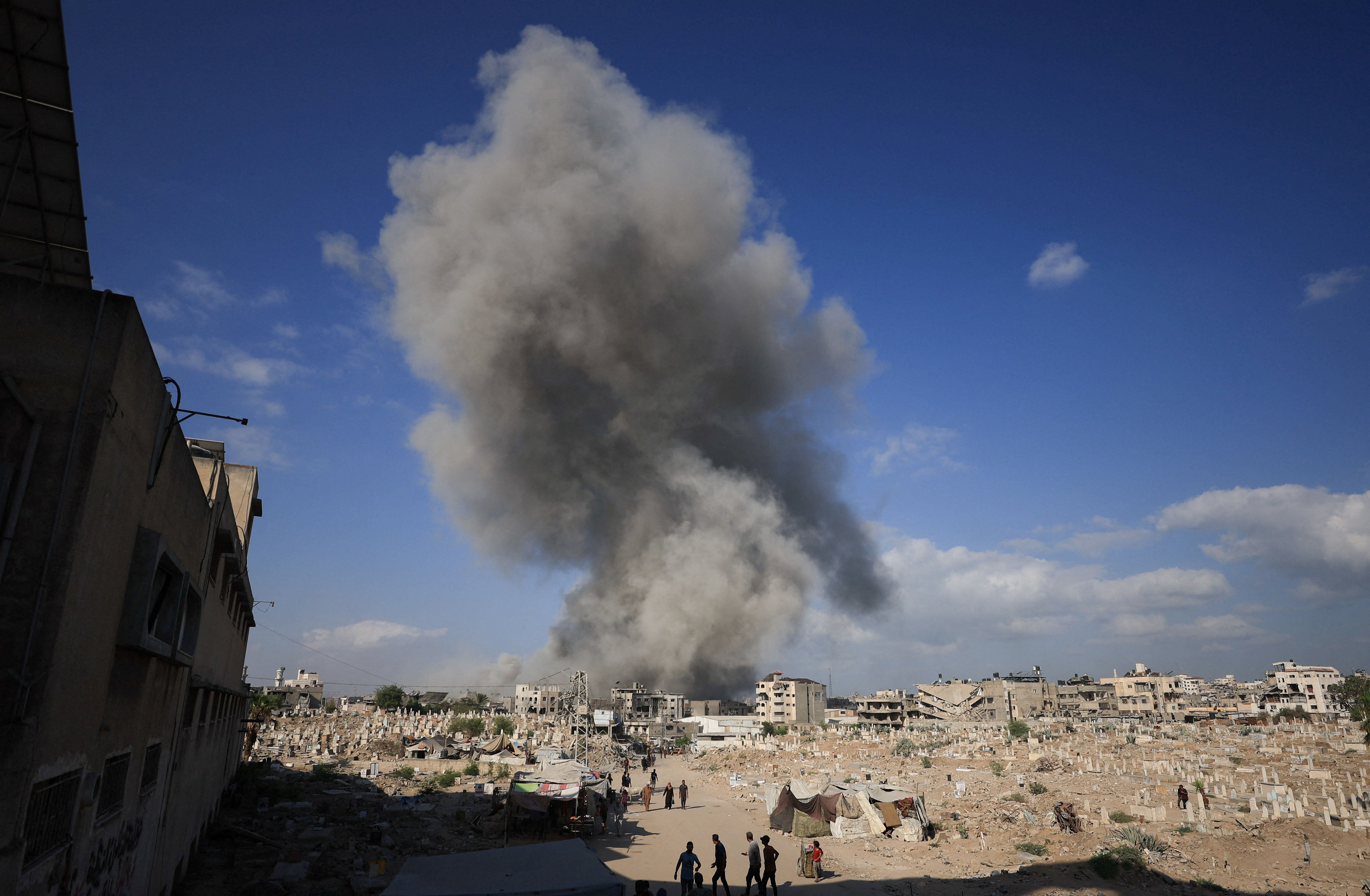 Explosão durante operação israelense na Cidade de Gaza