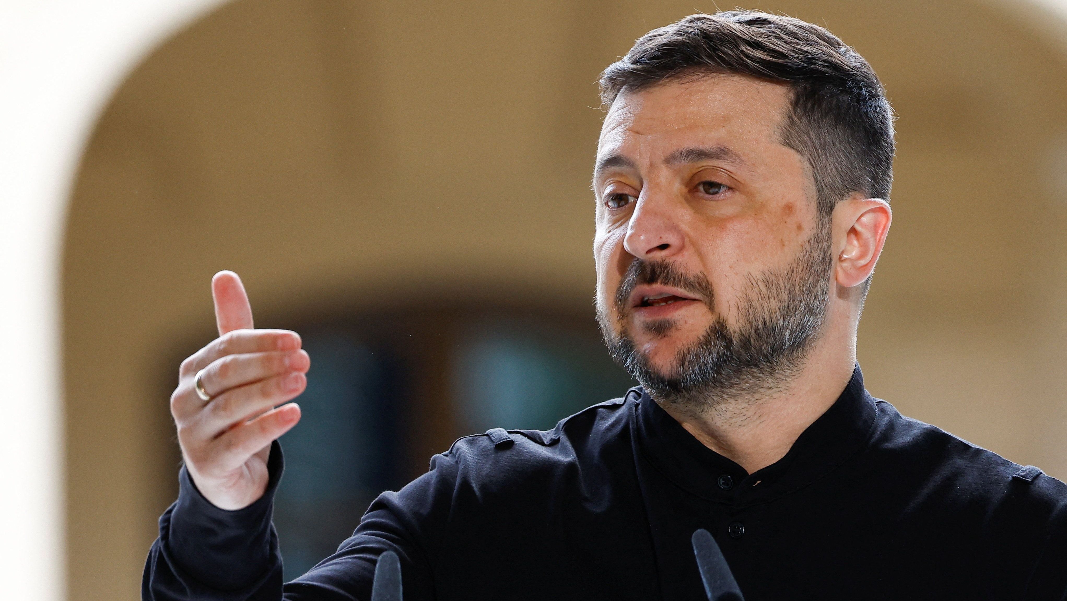 Volodymyr Zelensky em Kiev