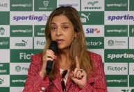 Leila manda recado à torcida do Palmeiras e defende renovação de Abel