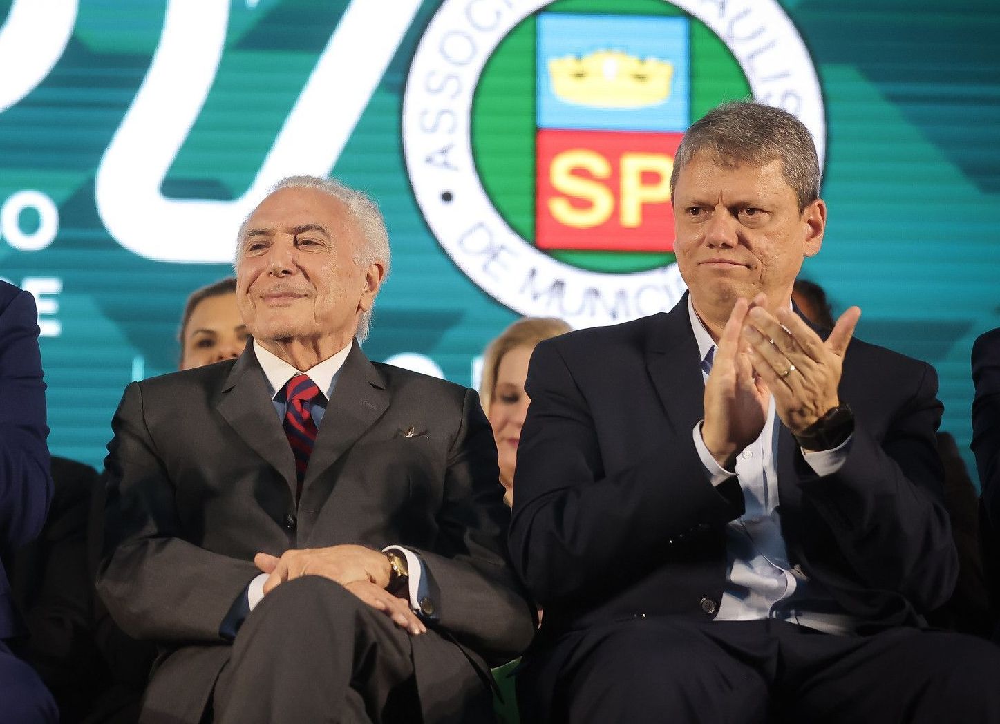 Michel Temer e Tarcísio de Freitas