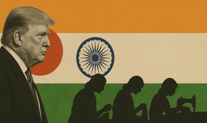 Na Índia, milhões de empregos estão em risco devido a políticas de Trump