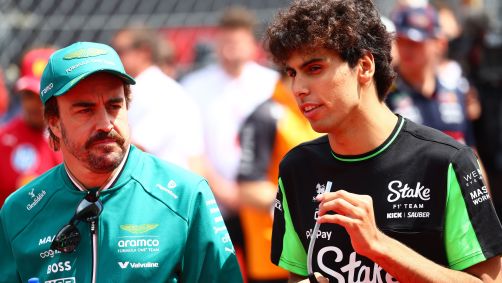 Fernando Alonso e Gabriel Bortoleto juntos