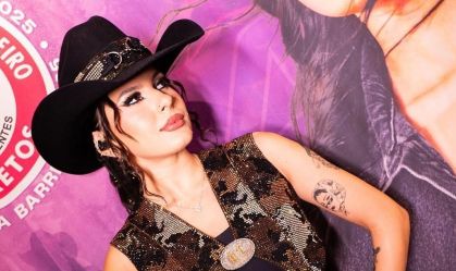 Ana Castela usa disfarce para fazer show em Barretos; veja