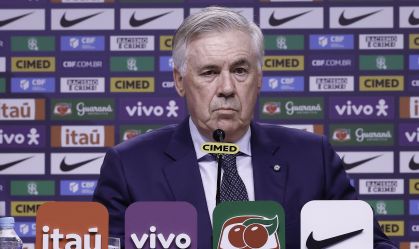 Seleção: Ancelotti define núcleo de 15 jogadores para Copa do Mundo
