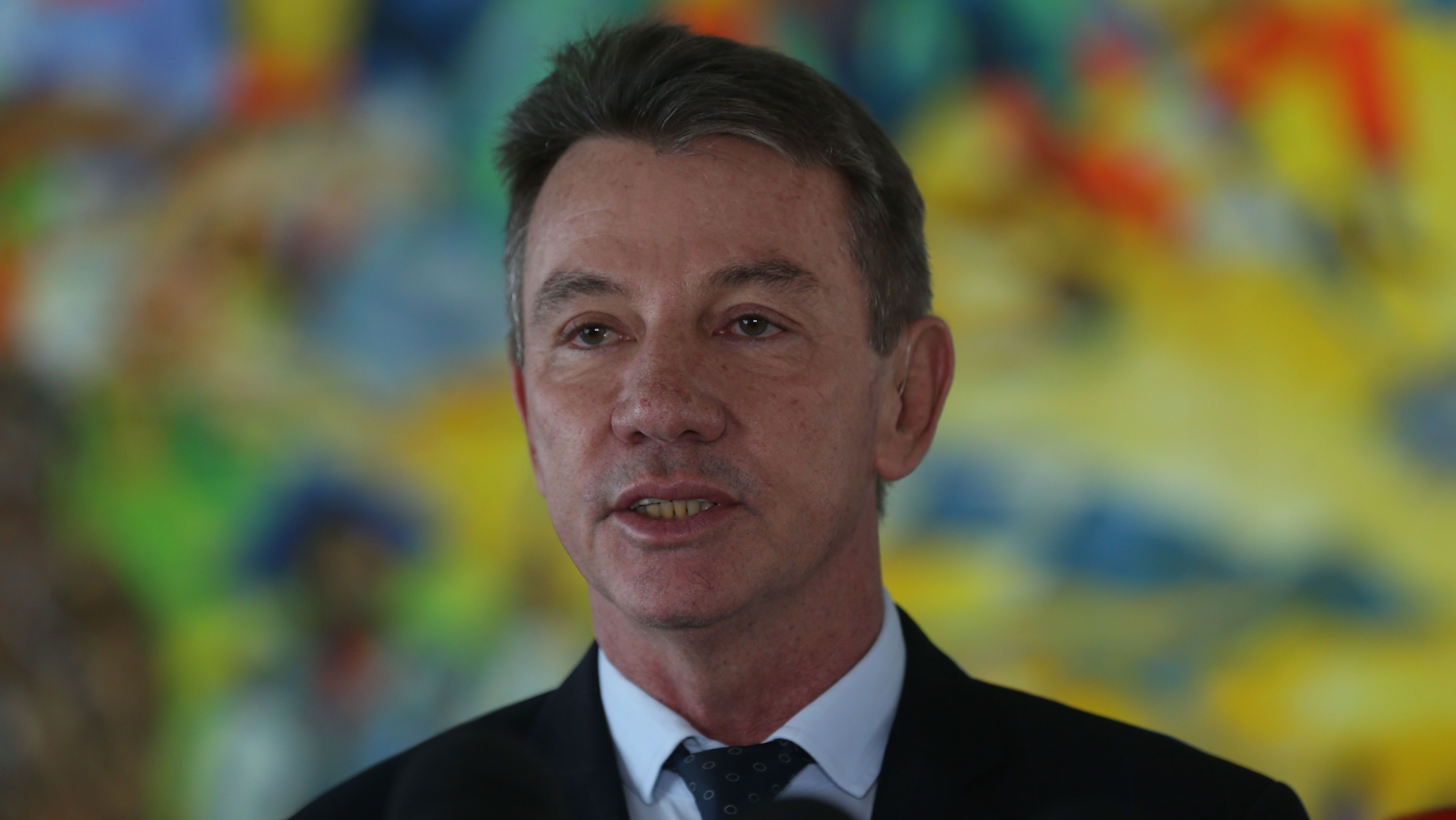 Entrevista coletiva do  governador de Roraima, Antonio Denarium.