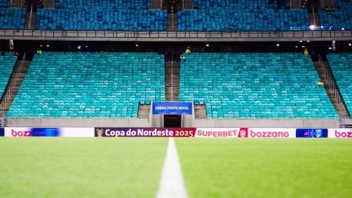 Arena Fonte Nova recebe a semifinal da Copa do Nordeste entre Bahia e Ceará