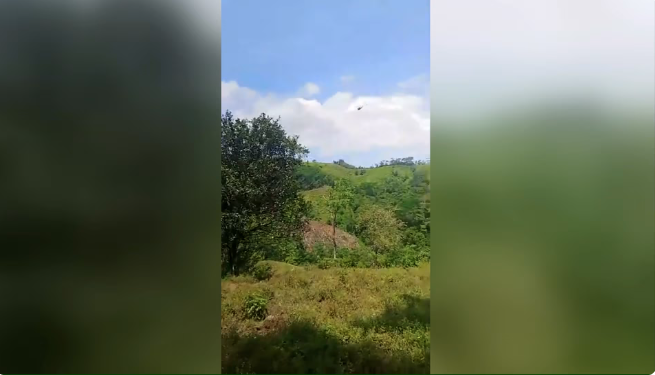 Ataque a helicóptero da polícia da Colômbia