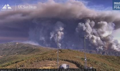 Veja: Fumaça de incêndio florestal se espalha no céu da Califórnia