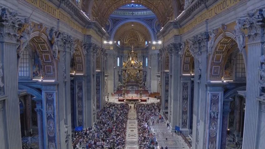 Audiência semanal na Basílica de São Pedro na manhã desta quarta-feira (13) • VATICAN MEDIA