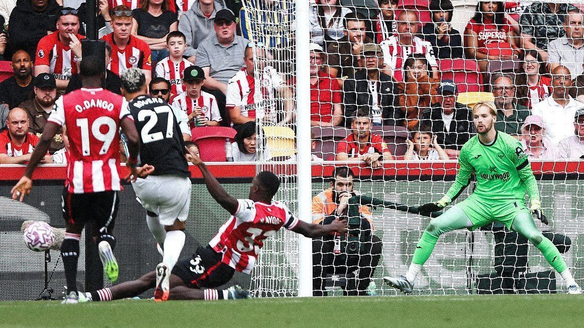 Brentford venceu o Aston Villa por 1 a 0