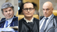 Moraes, Zanin e Fux divergem sobre penas a réus do 8 de janeiro