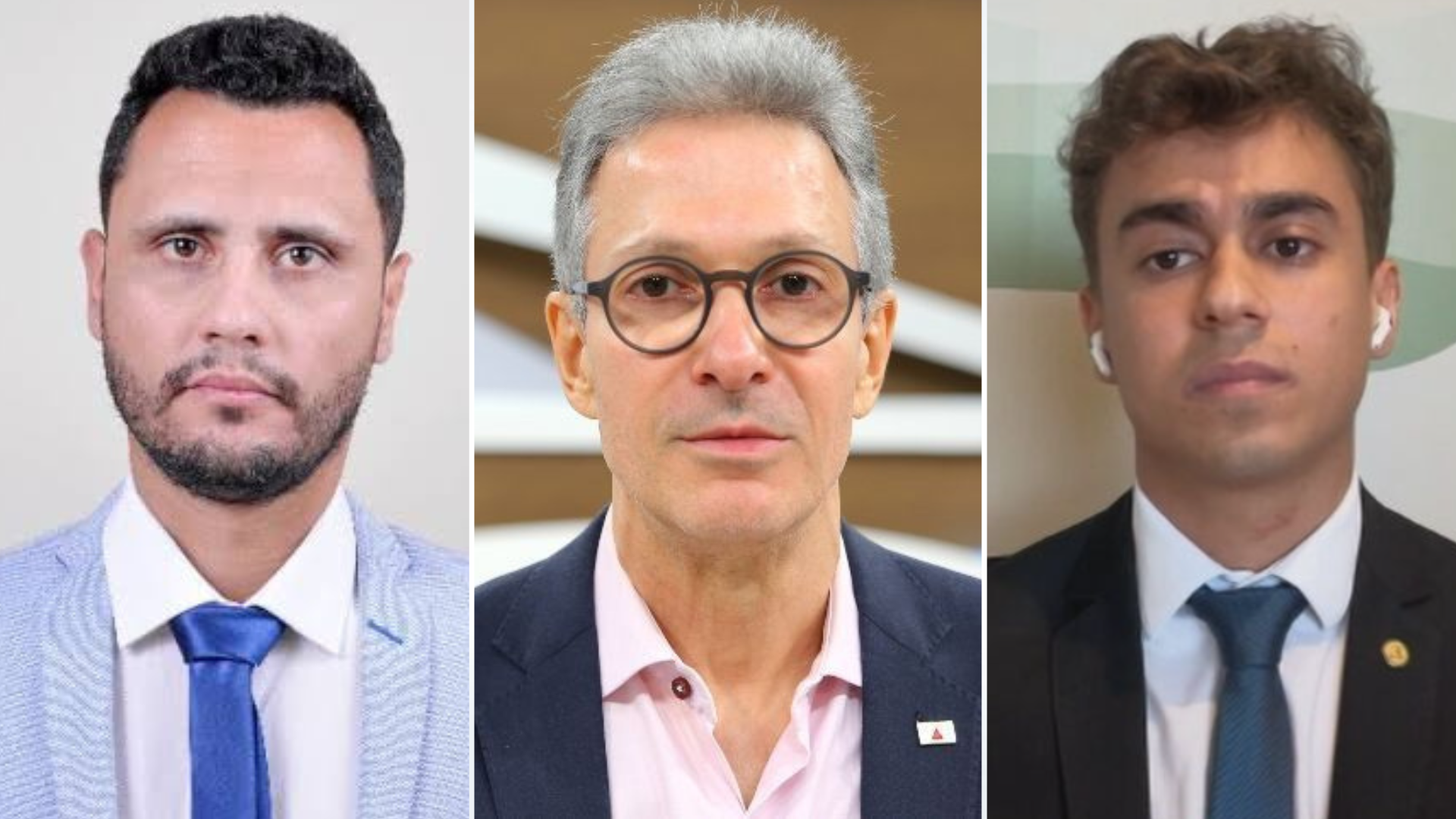 Cleitinho, Zema e Nikolas