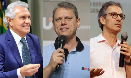 Caiado, Tarcisio e Zema