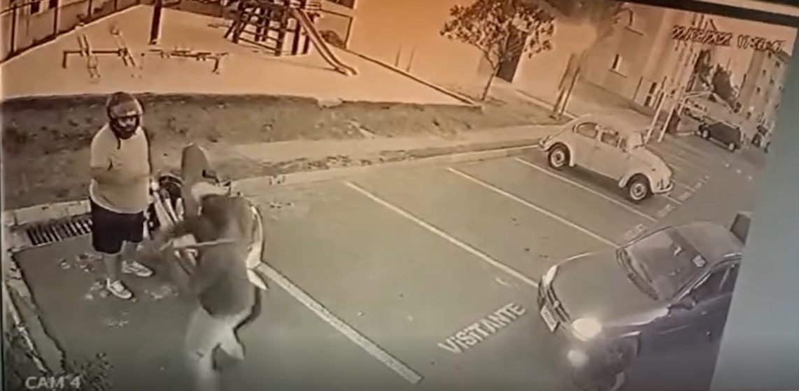 Agressão síndico