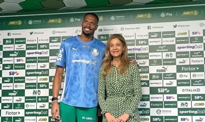 Carlos Miguel ao lado de Leila Pereira