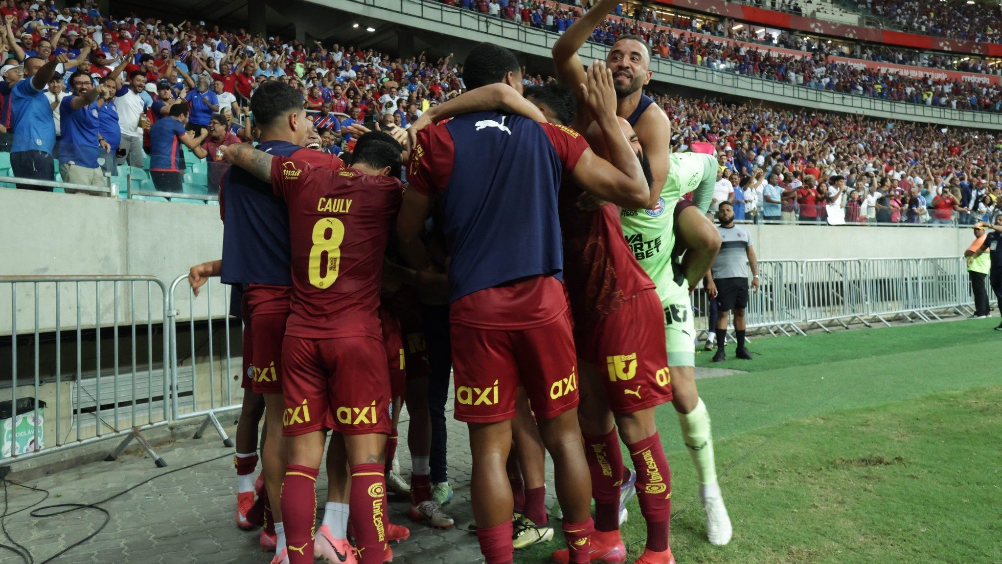 Tiago marcou o único gol da vitória do Bahia sobre o Ceará