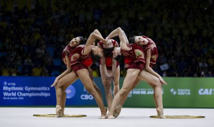 Ginástica Rítmica: veja apresentação da segunda prata do Brasil no Mundial