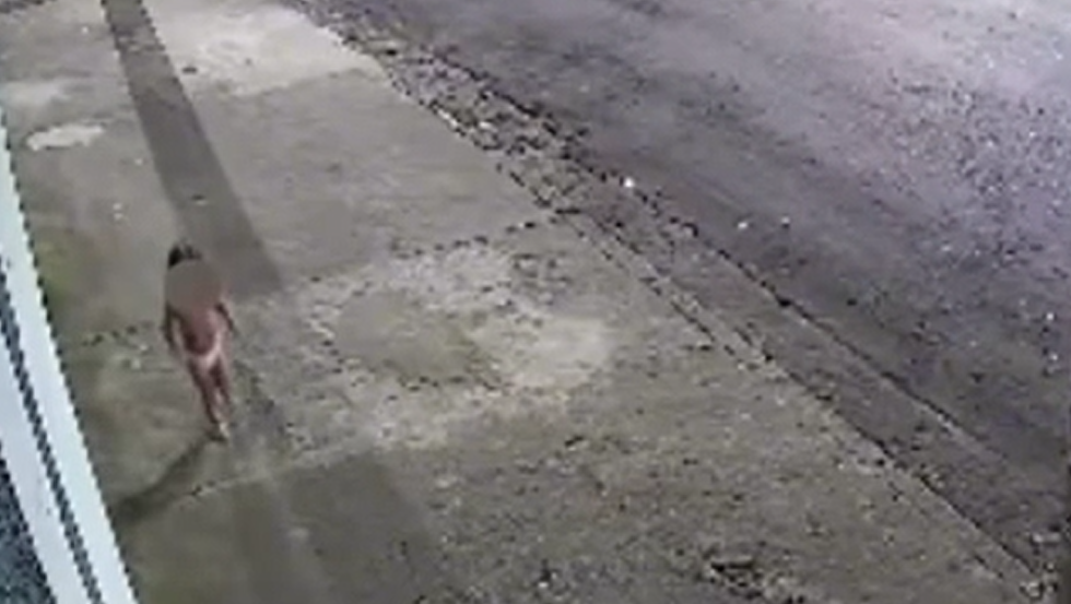 Criança foi encontrada andando sozinha e apenas de fralda