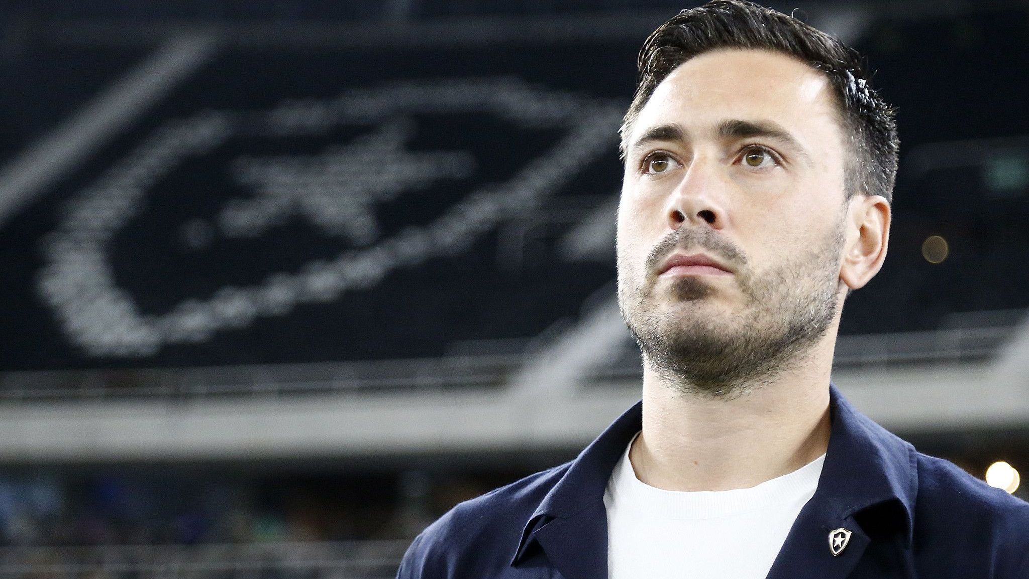 Davide Ancelotti durante Botafogo x Palmeiras