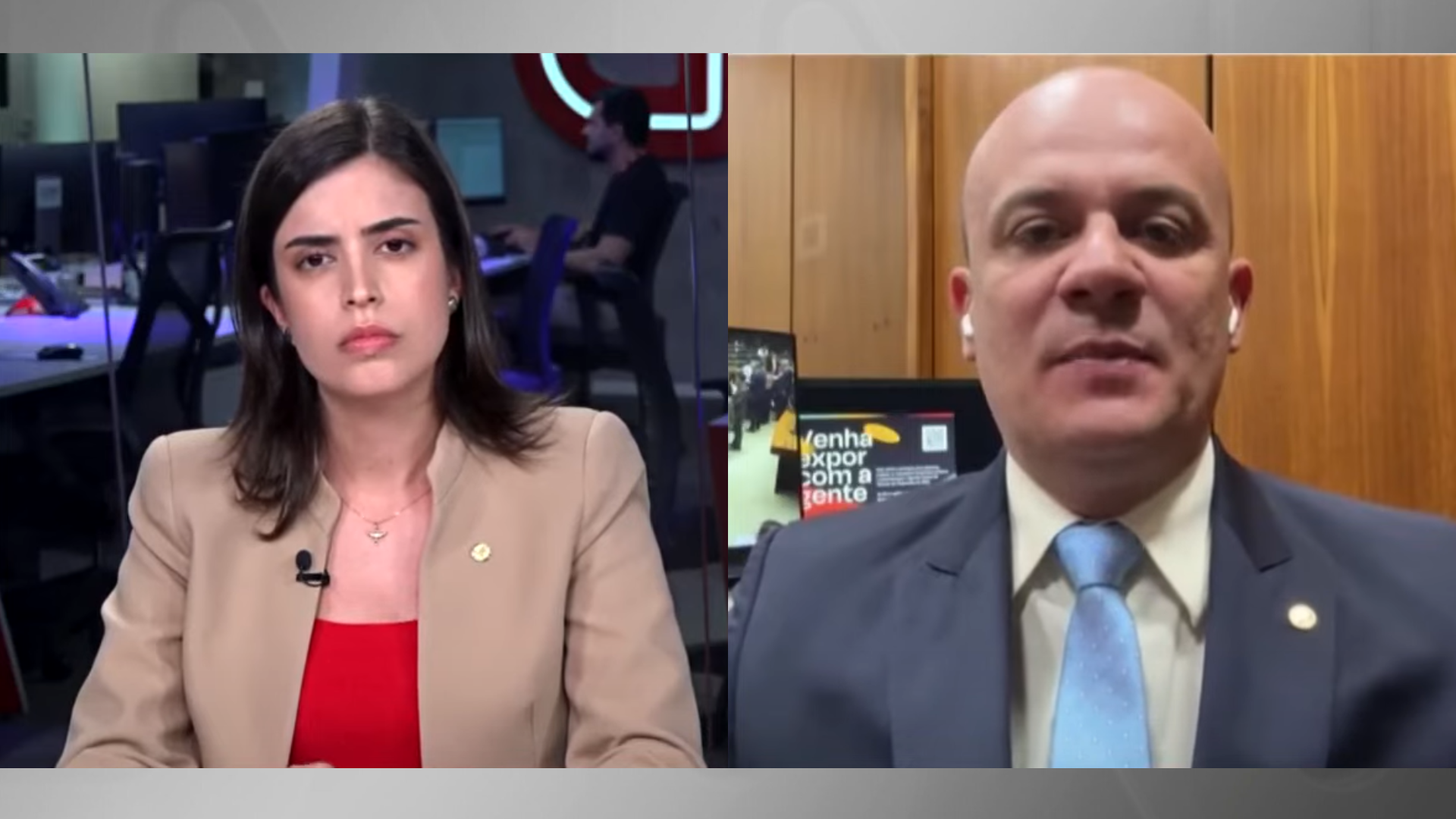 Deputada Tabata Amaral (PSB-SP) e Cabo Gilberto (PL-PB) debateram nesta quarta (27)