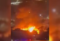 Queda de balão provoca dois incêndios simultâneos em Santo André, SP