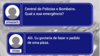 Mulher finge pedir pizza em ligação com PM para denunciar violência na BA