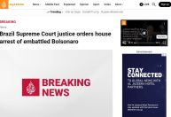 Prisão domiciliar de Jair Bolsonaro repercute na imprensa internacional