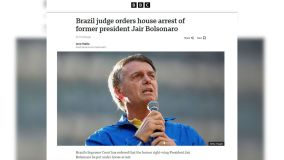 BBC repercute decreto de prisão domiciliar de Jair Bolsonaro