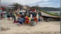 Jovem tem rosto esmagado por embarcação em Florianópolis (SC)