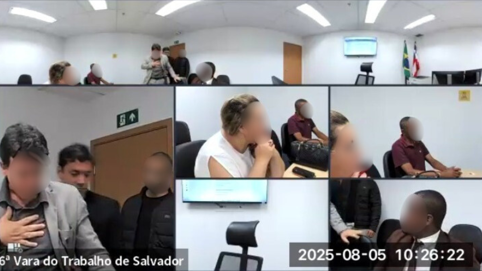Juiz salva engasgo