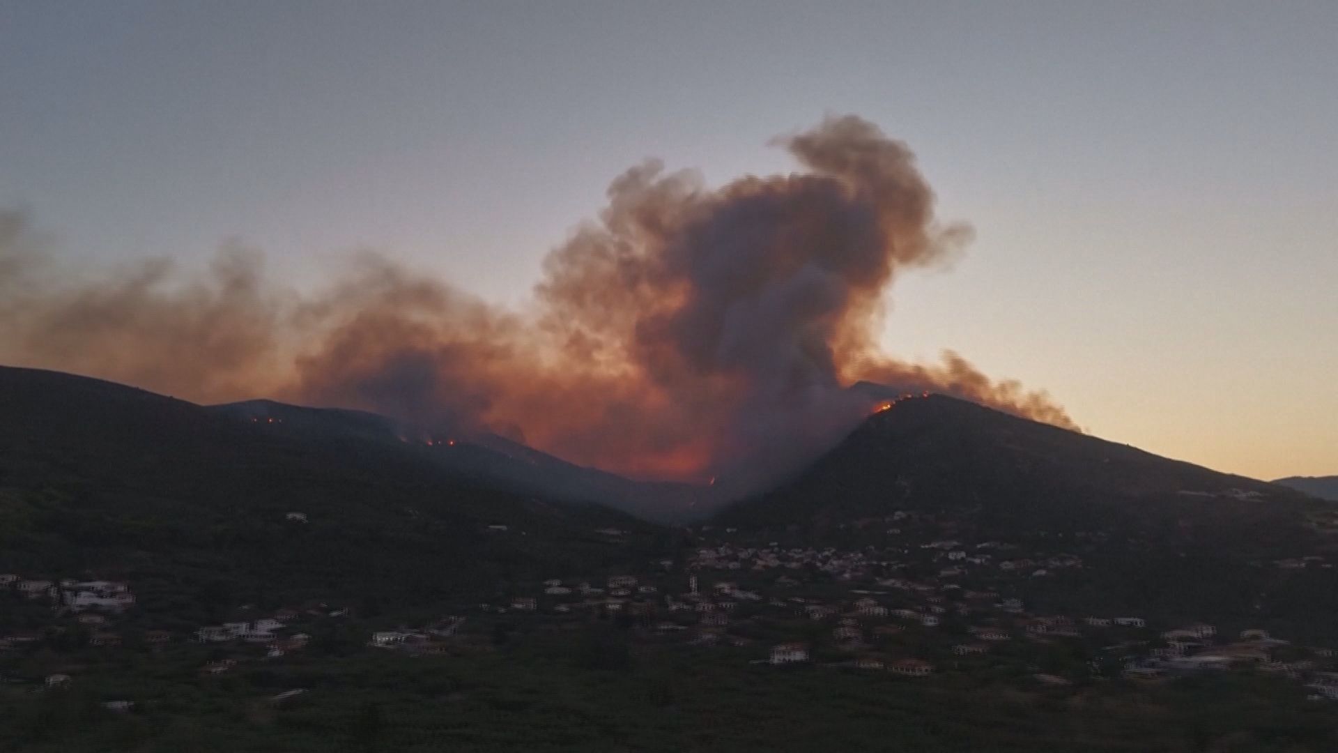 Incêndio na Europa