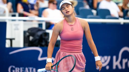 Emma Raducanu foi derrotada por Sabalenka