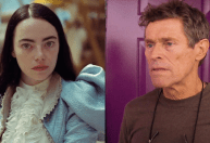 Emma Stone e Willem Dafoe dão "selinho" no Festival de Veneza