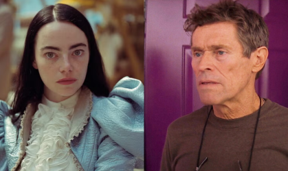 Emma Stone e Willem Dafoe dão "selinho" no Festival de Veneza