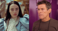 Emma Stone e Willem Dafoe dão "selinho" no Festival de Veneza