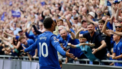 Ndiaye abriu o placar para o Everton