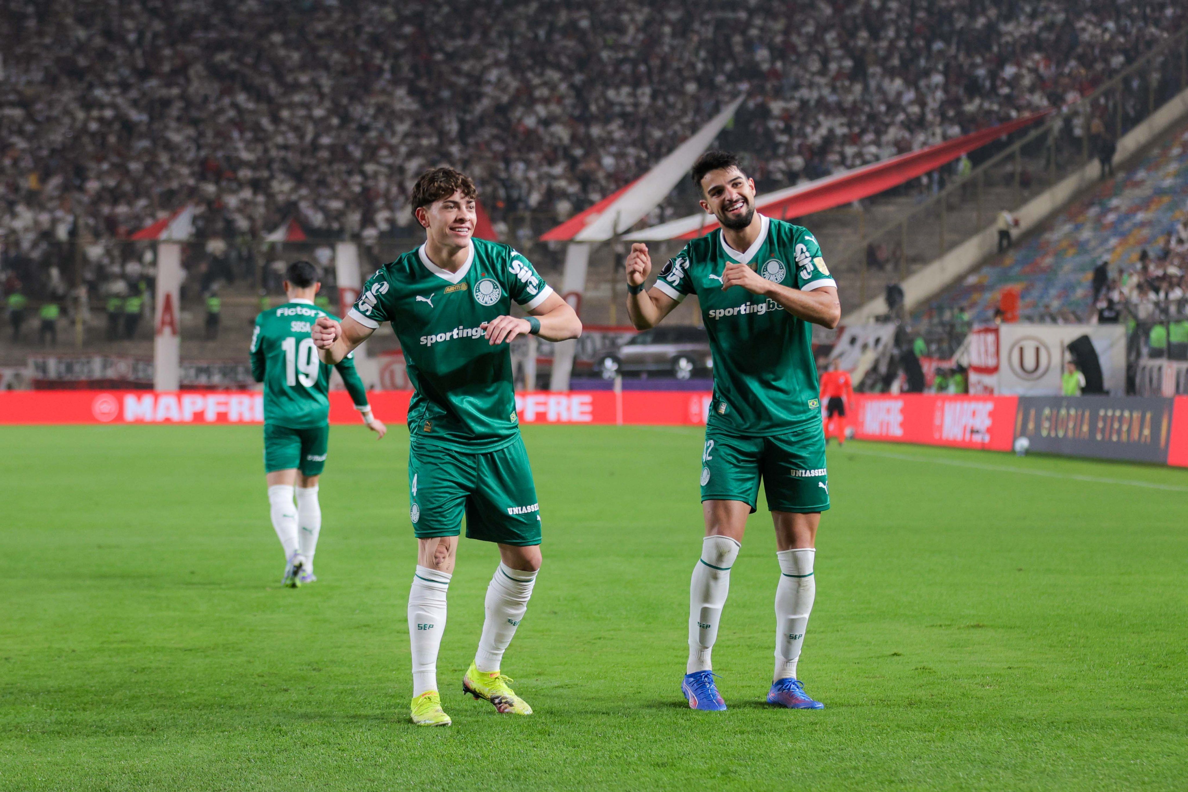Flaco López e Agustín Giay Universitario x Palmeiras