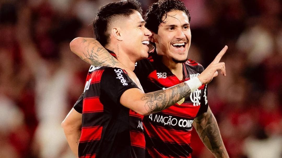 Goleada do Flamengo sobre o Vitoria